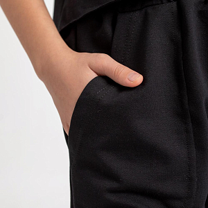 Костюм с шортами MIZA, черный